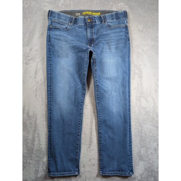 Lee Other - Lee Extreme Motion Jeans Mens 40x30 Stretch Athletic Fit Tapered Leg Casual Work